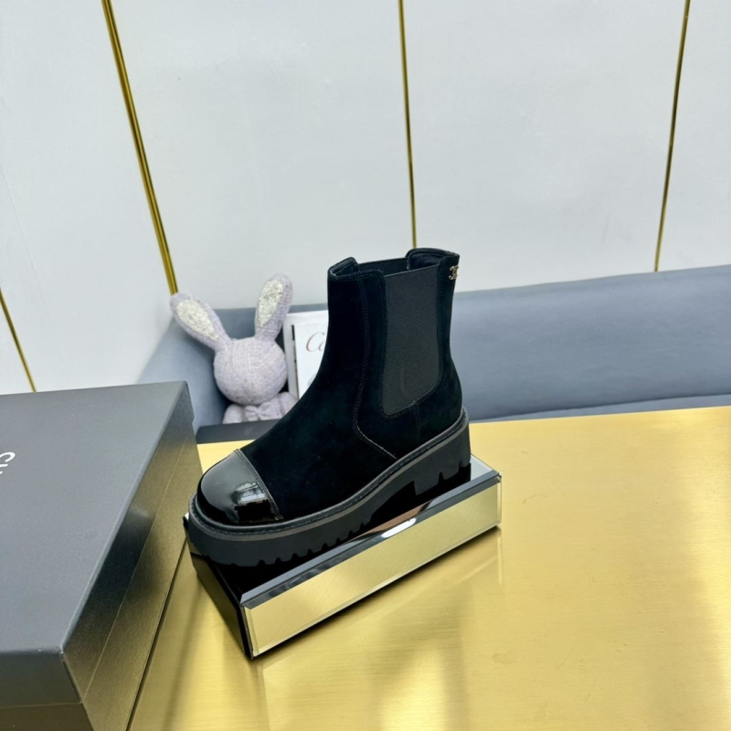 Ch*el leather shoes
